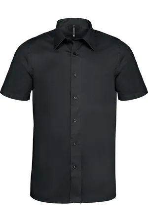 Kariban Chemise manches courtes coton/élasthanne