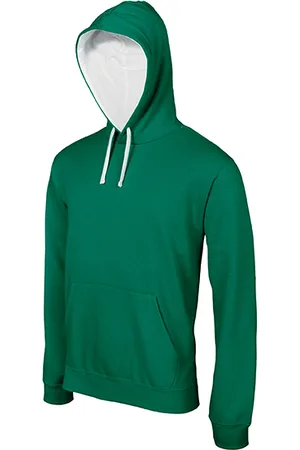 Kariban Sweatshirt à capuche Contrastée