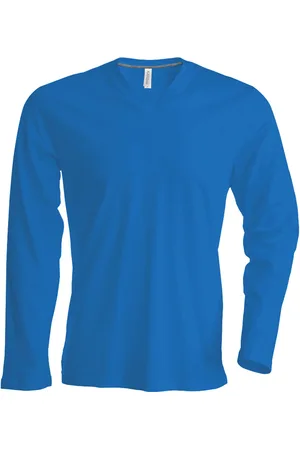 Kariban T-shirt Col V manches longues