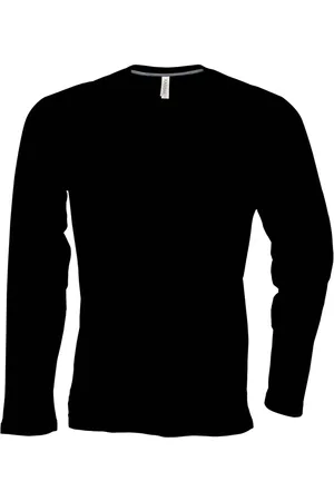 Kariban T-shirt Col V manches longues
