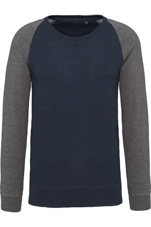 Kariban Sweatshirt col rond bicolore Manches Raglan