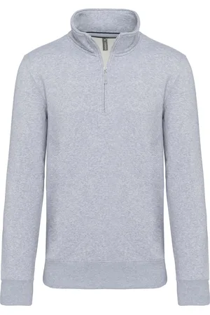 Kariban Sweathirt coton Col Zippé