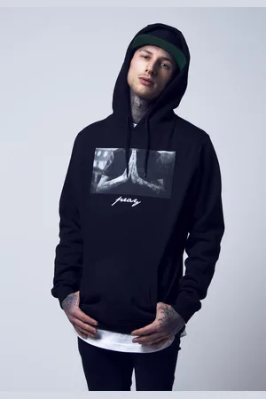Mister Tee Sweatshirt à capuche pray