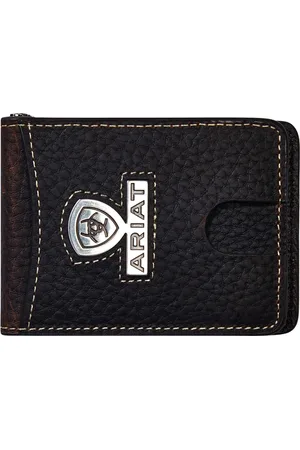 Ariat Portefeuille mince à deux volets avec logo