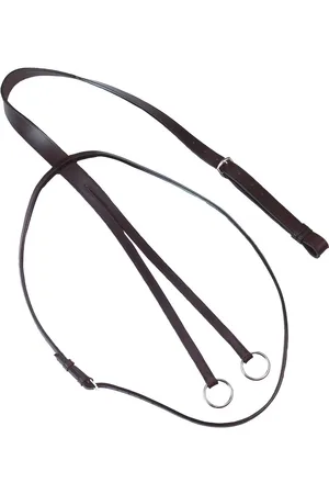 Covalliero Martingale à anneaux en cuir pour cheval