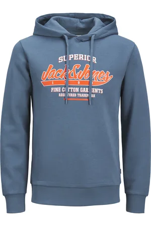 JACK & JONES Sweatshirt à capuche 2 col avec logo