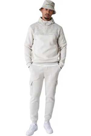 Project X Paris Sweatshirt à capuche zippé imprimé monogramme