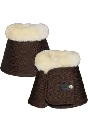 Horze Cloches pour cheval avec fourrure Lincoln