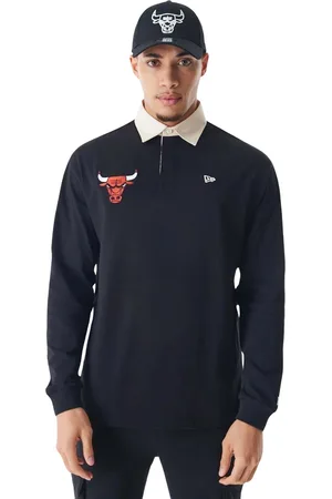 New Era Polo manches longues Chicago Bulls NBA
