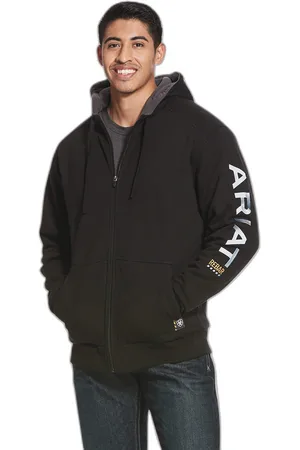 Ariat Sweatshirt à capuche full zip Rebar All Weather