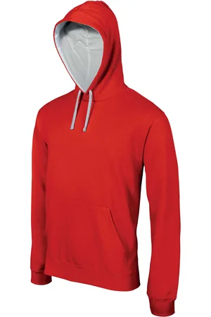 Kariban Sweatshirt à capuche Contrastée