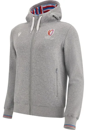 macron Sweatshirt à capuche zippé RWC France 2023