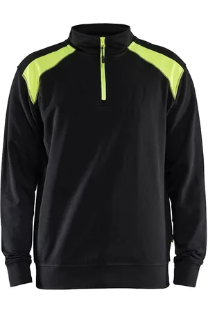 BLAKLADER Sweatshirt col camionneur bicolore