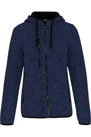 Proact Sweatshirt zippé à capuche chinée femme