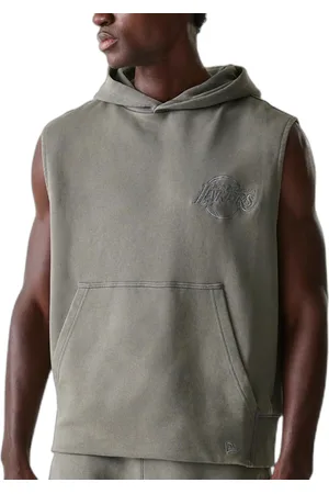 New Era Sweatshirt à capuche sans manche Los Angeles Lakers Washed