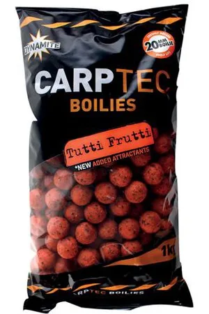 DYNAMITE BAITS Bouillettes denses carp-tec 1 kg/20 mm Tutti Frutti