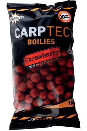 DYNAMITE BAITS Bouillettes denses carp-tec Strawberry 1 kg