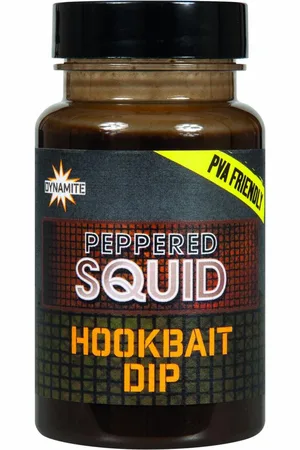 DYNAMITE BAITS Bouillettes Peppered Squid Dip
