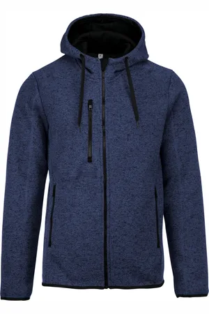Proact Sweatshirt zippé à capuche chinée