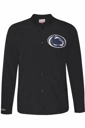 Mitchell & Ness Penn State University Hommes Veste coach BFJKAJ18027-PENBLCK