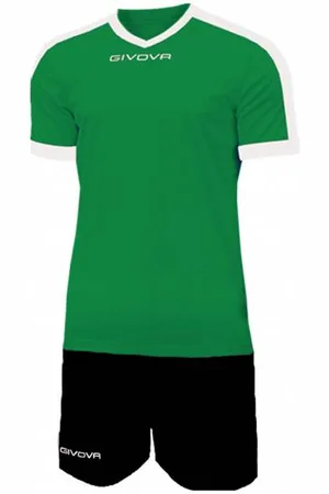 Givova Kit Revolution Maillot de football avec short vert