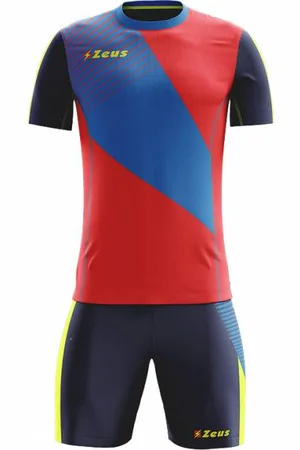 Zeus Kit Alex Hommes Ensemble de foot avec Short royal blue