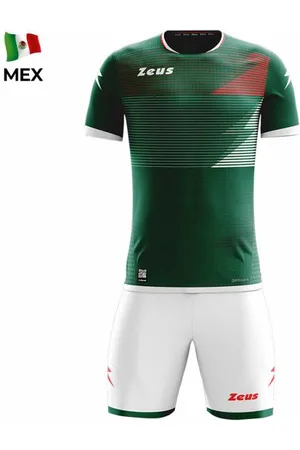Zeus Mundial Teamwear Set Maillot avec short blanc