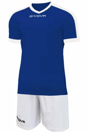 Givova Kit Revolution Maillot de football avec Short blanc