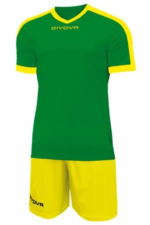 Givova Kit Revolution Maillot de football avec short jaune