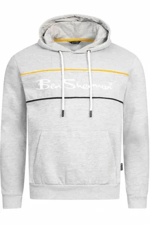 Ben Sherman Two Colour Panel Hommes Sweat à capuche 0067811G- CHINÉ
