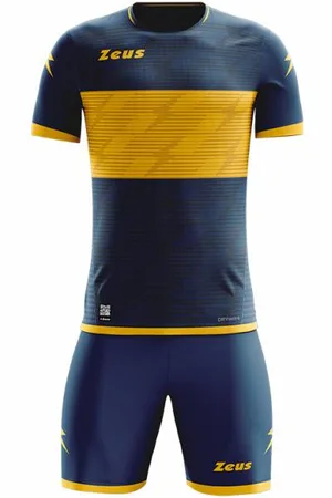Zeus Icon Teamwear Set Maillot avec short jaune marine