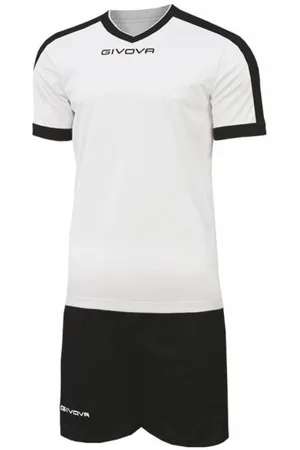 Givova Kit Revolution Maillot de football avec Short et blanc