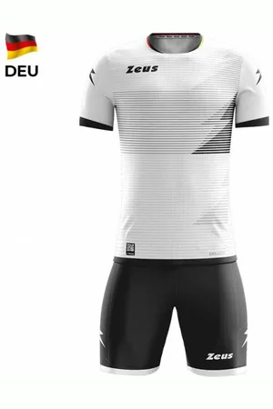 Zeus Mundial Teamwear Set Maillot avec short blanc