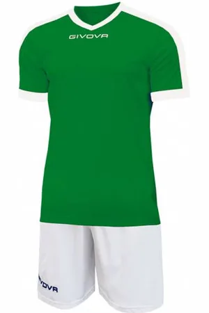Givova Kit Revolution Maillot de football avec Short blanc