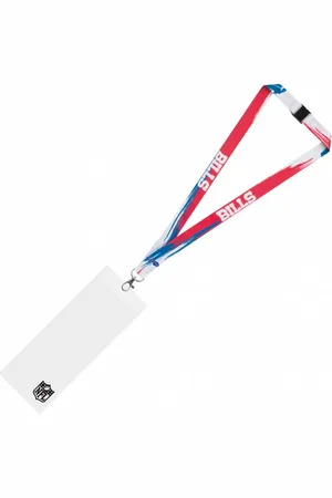 FOCO Bills de Buffalo NFL Cordon tour de cou pour supporter avec porte-badge LYNNFPAINTBB
