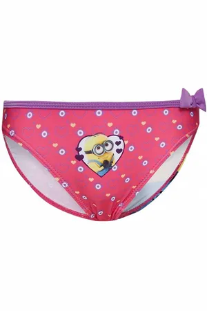 Sun City Moi, moche et méchant Minions Fille Maillot de bain EP1965-fushia