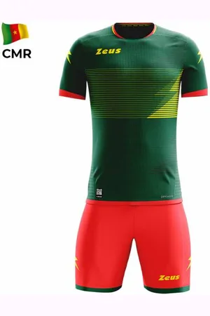 Zeus Mundial Teamwear Set Maillot avec short rouge