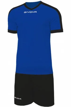 Givova Kit Revolution Maillot de football avec Short bleu