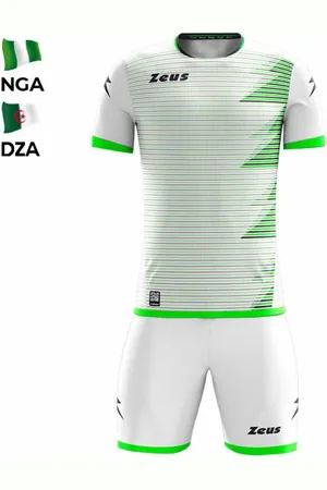 Zeus Mundial Teamwear Set Maillot avec short blanc