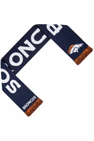 FOCO Broncos de Denver NFL Wordmark Scarf Écharpe de supporter SVNF16WMDB