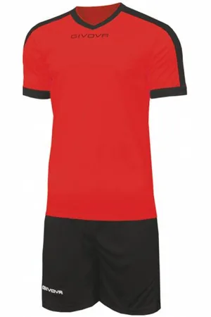 Givova Kit Revolution Maillot de football avec Short noir