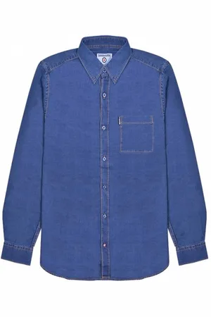 Lambretta Denim Hommes Chemise à manches longues RWIS1411