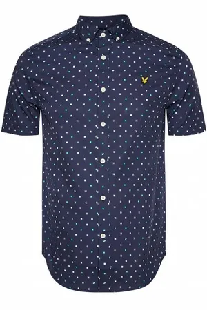 Lyle & Scott Lyle & Scott Flag Print Hommes Chemise à manches courtes SW1302V-W154