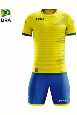 Zeus Mundial Teamwear Set Maillot avec short vert royal blue