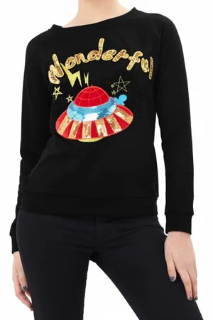 Brave Soul Wonderful Femmes Sweat-shirt LSS-272WONDER