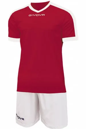Givova Kit Revolution Maillot de football avec Short blanc