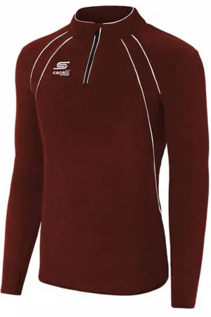 Capelli Raven Hommes 1/4-Zip Sweat polaire AGA-1237- /blanc