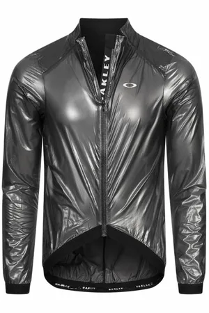 Oakley Jawbreaker Road Jacket Blackout Hommes Veste de cyclisme 412430-02E