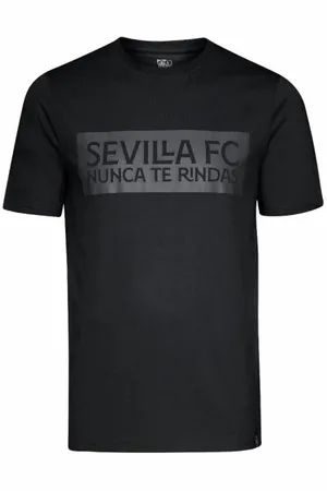CASTORE FC Sevilla Hommes T-shirt TM2628-BLACKBLACKENED