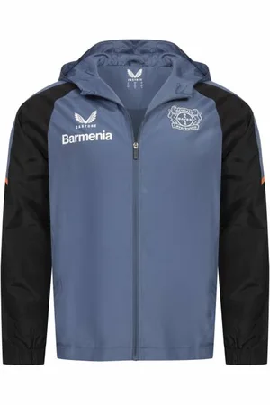 CASTORE Bayer 04 Leverkusen Hommes Veste de survêtement TM1493- NOIR
